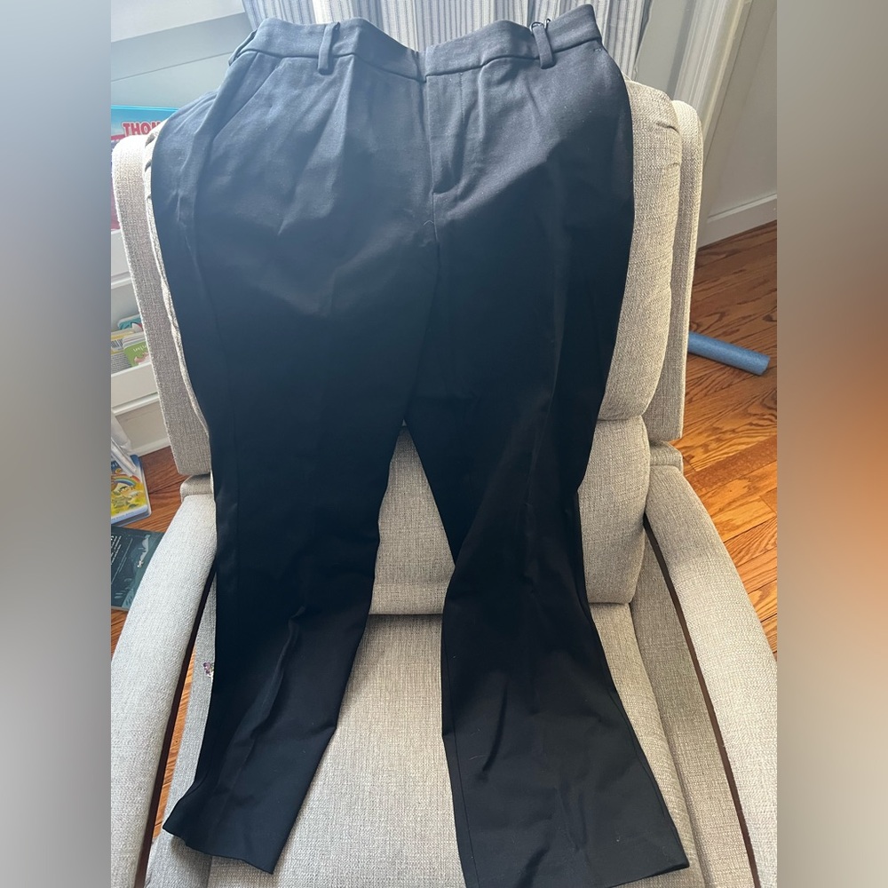 NWT Liverpool Black Kelsey flare trousers dress pants 12 31